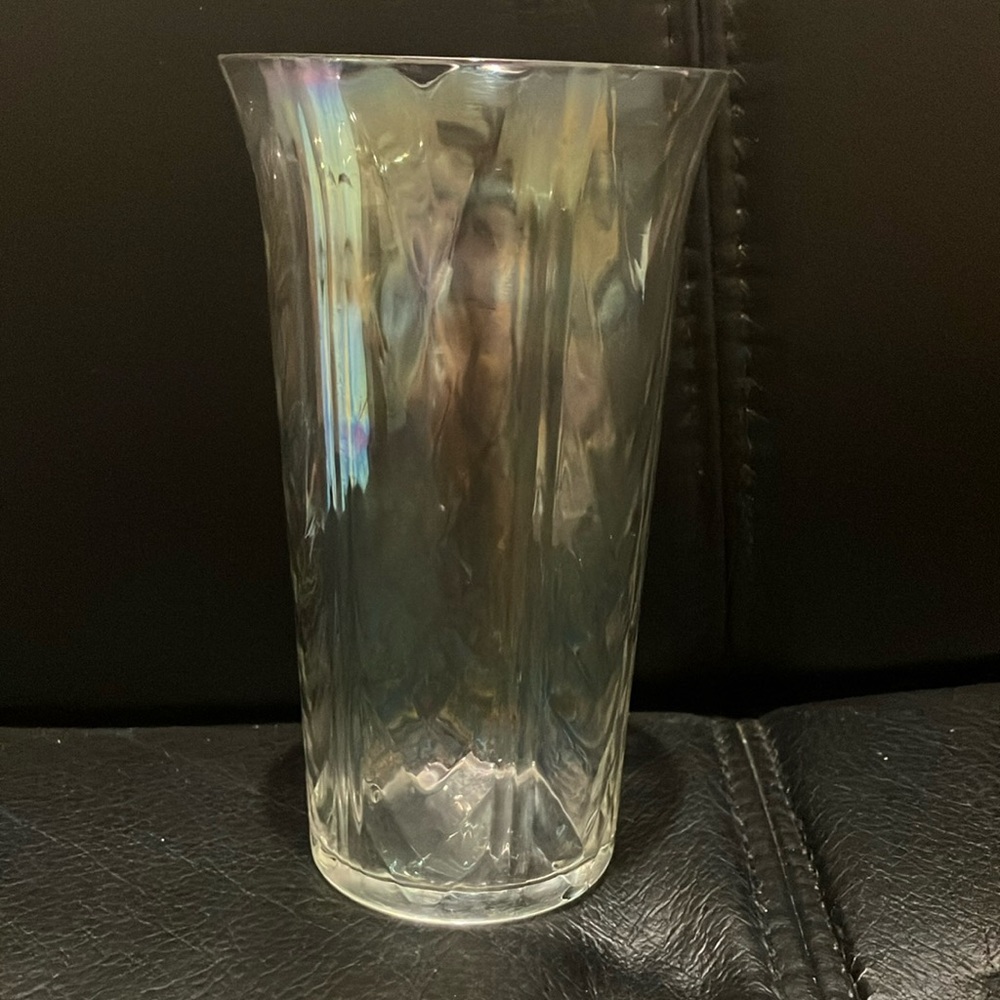 Vintage Iridescent Drinking Glass